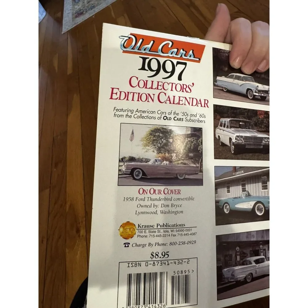 Vintage Krause Publications Collector's Edition Old Car‎ Calendars 1992 1997 NEW